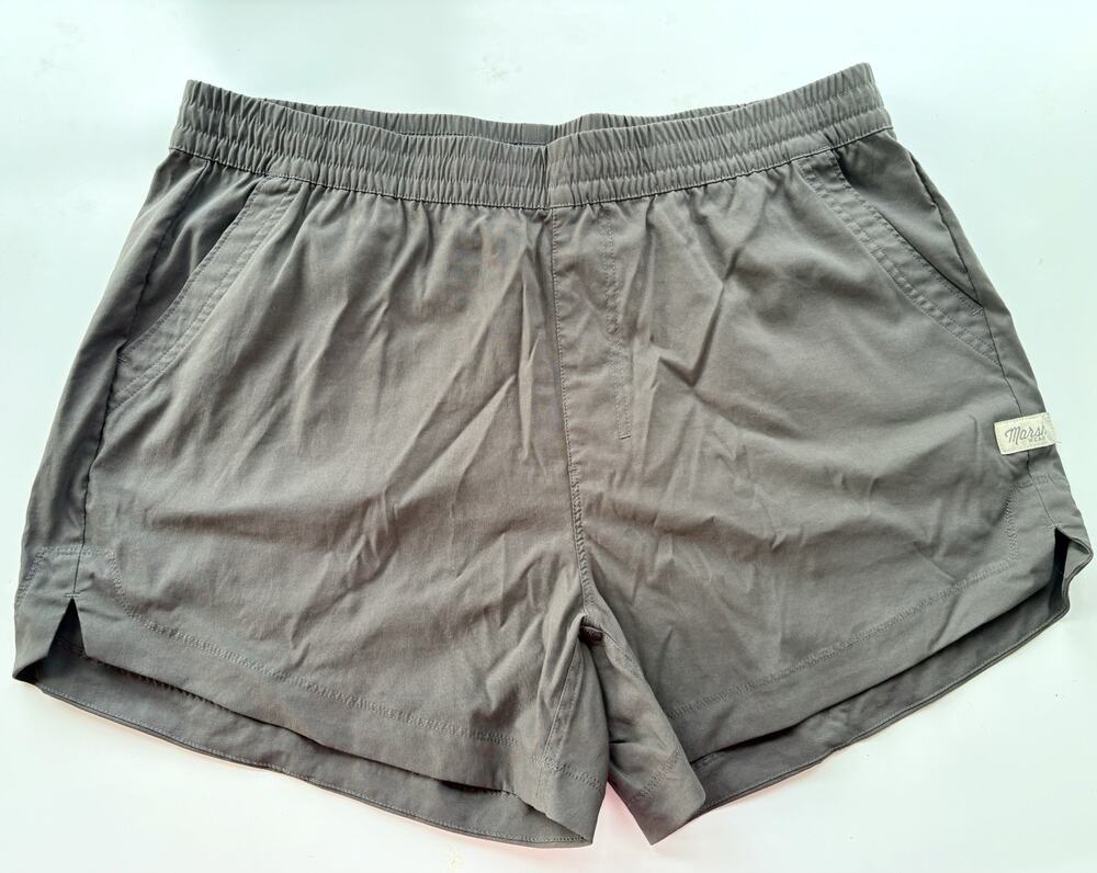 Marsh Wear Prime Shorts Womens XL Ash Gray Outdoors Hiking GORP Stretch Durable